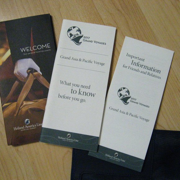 Holland America Cruise Line Blue Ticket Wallet - Picture 5 of 10